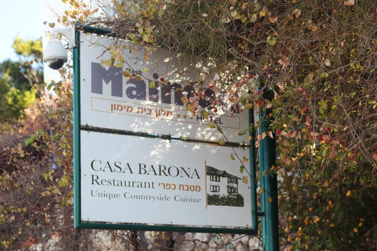 Hotel Beit Maimon Zikhron Ya'akov Esterno foto